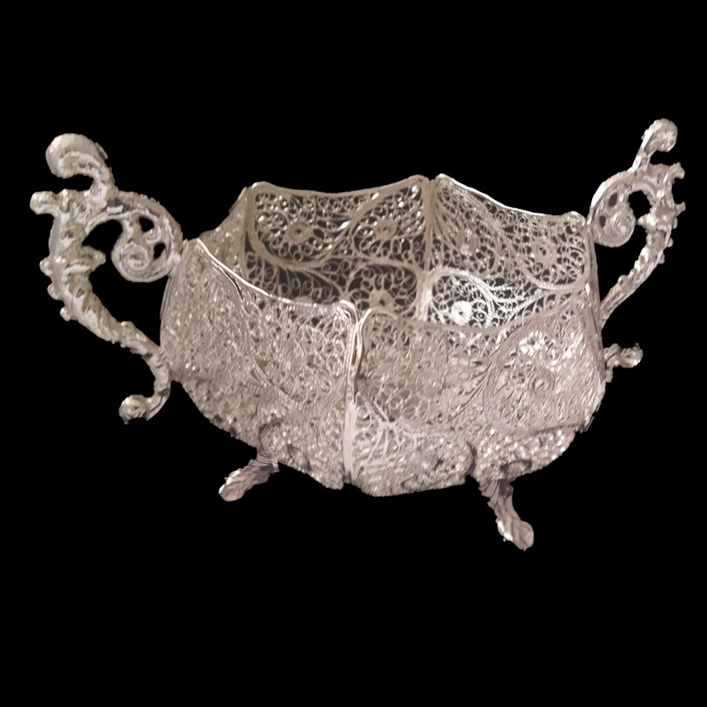 Filigree Candy Dish Model Ziba Code 702 view 3