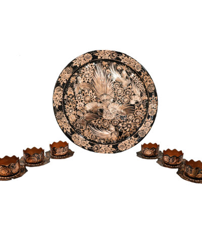 13-Piece Copper Haft-Seen Set, Diamond Cut Model view 1