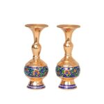 Copper Vase Design Pardaz Model JPS01 Set of Two