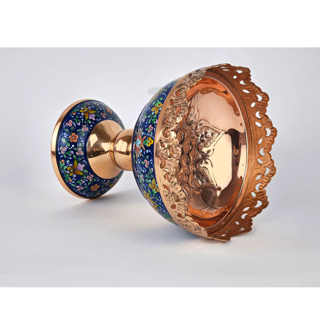 Pardaz Copper Nut Dish Code A16 view 5