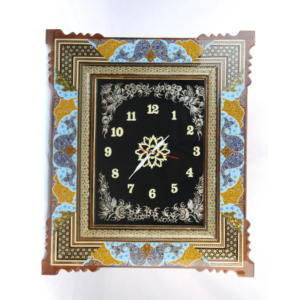 Inlaid Clock with Islamic Pattern Code S60 view 6