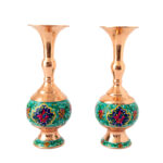 Copper Vase Design Mes and Pardaz Model JPA02 Set of Two