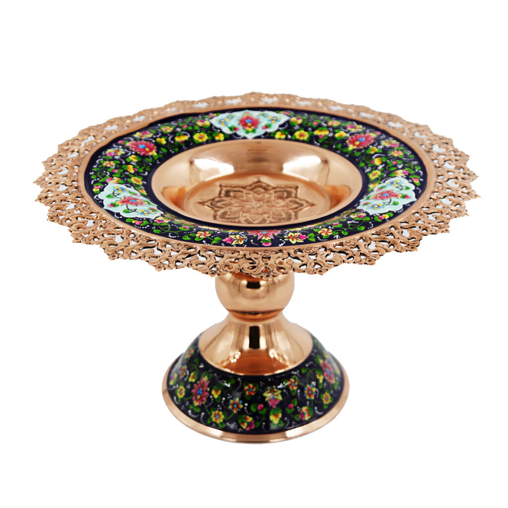 Pardaz Copper Confectionery Dish Code P018 view 1