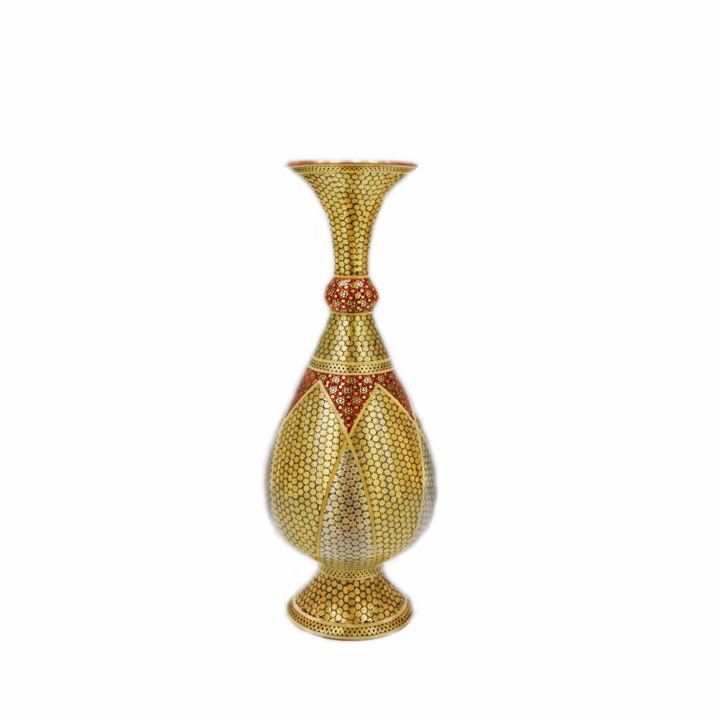 Inlaid Vase Aghajani Code KV1076 view 1