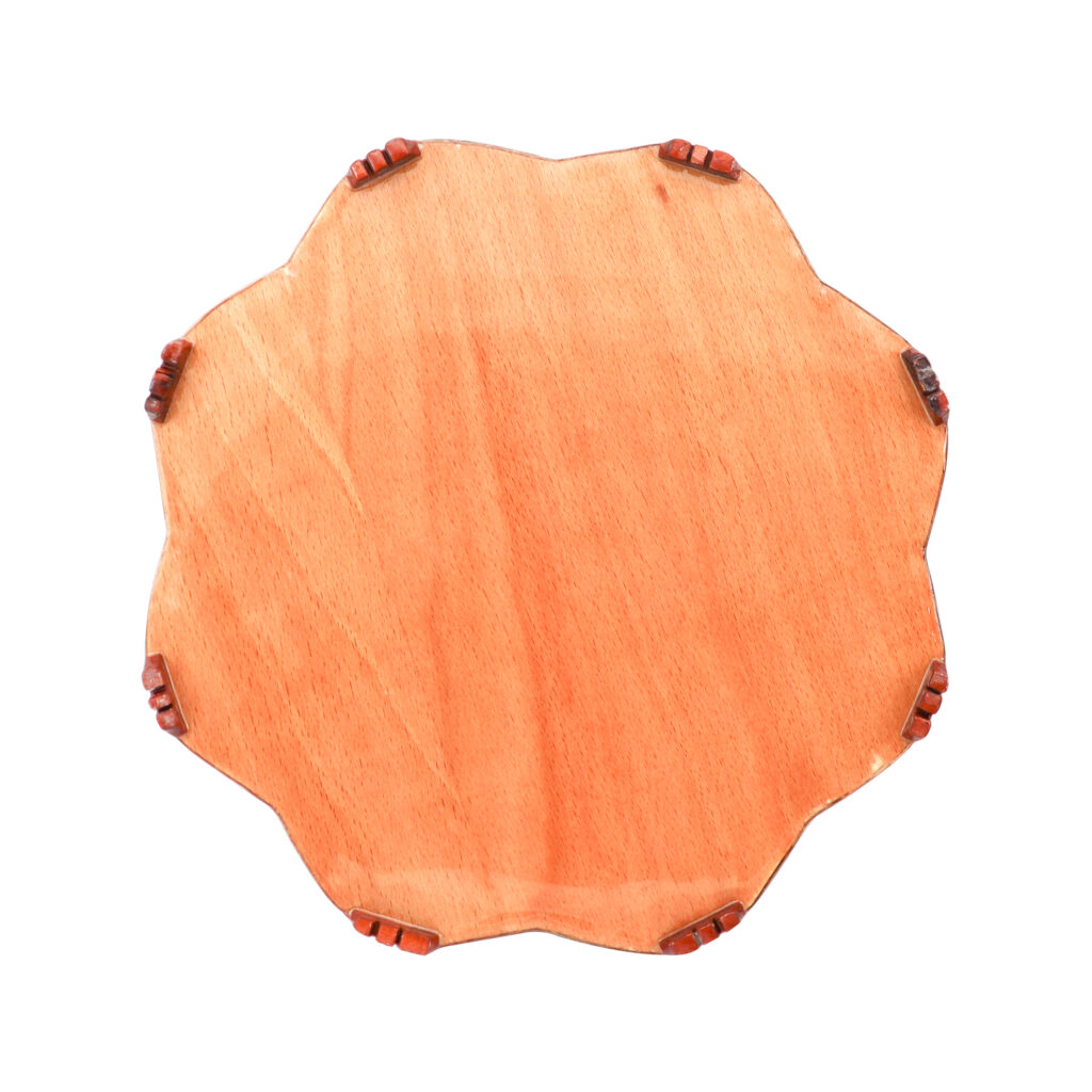 Khatamkari Chocolate Bowl Superior Round Single Lid Four Houses Code 27HQ view 4