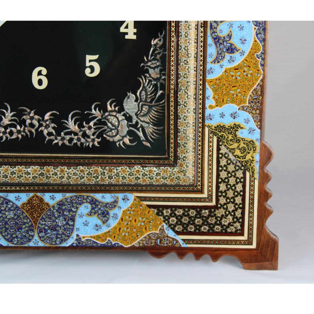 Inlaid Clock with Islamic Pattern Code S60 view 8