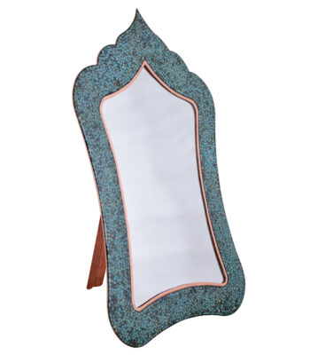 Aghajani Turquoise Inlaying (FiroozehKoobi) Rectangular Mirror Code 4 view 4