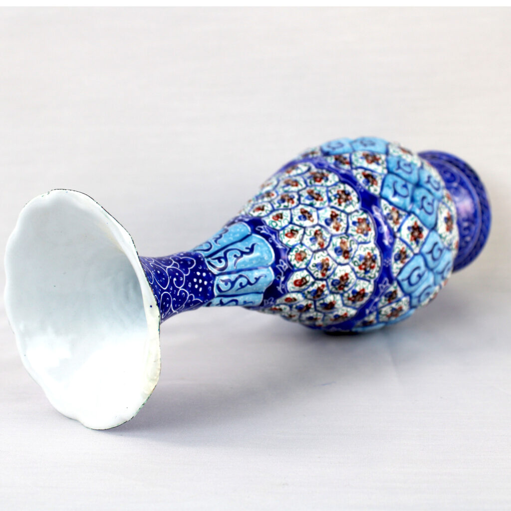 Enamel 3-Piece Vase and Candy Dish Model Aseman view 3