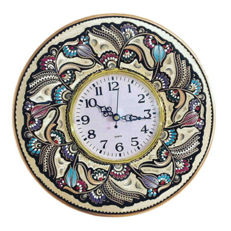 Copper Enamel Wall Clock Model Code 260 view 1