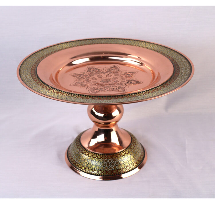 Copper Inlaid Sweet Dish Code 25 view 3