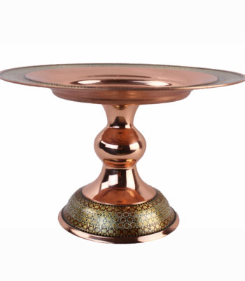 Copper Inlaid Sweet Dish Round Model sh30 view 1