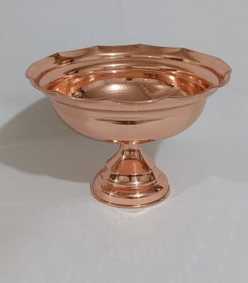 Copper Nut Dish Code M-1022 view 2