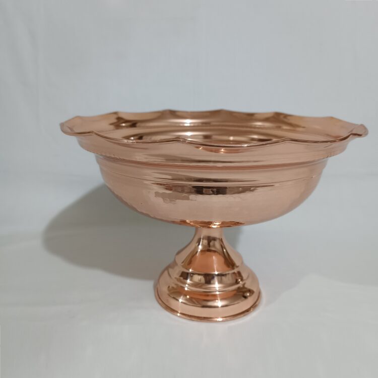 Copper Nut Dish Code M-1022 view 3