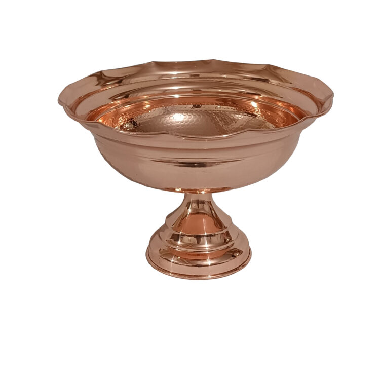 Copper Nut Dish Code M-1022 view 4