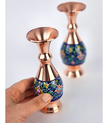 Copper Vase Model Pardaz Code g16 Set of 2 view 2