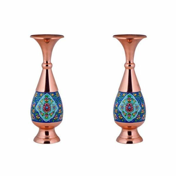 Copper Vase Model Pardaz Code P011 Set of 2 view 1