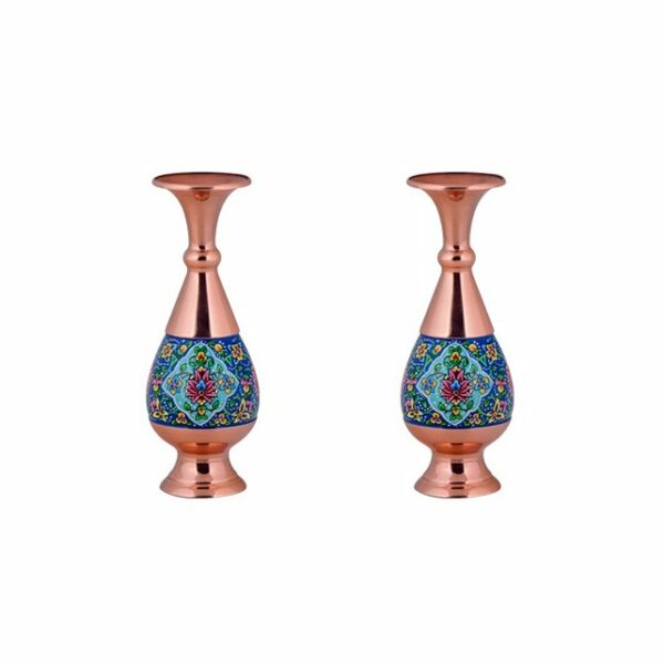 Copper Vase Model Pardaz Code P012 Set of 2 view 1