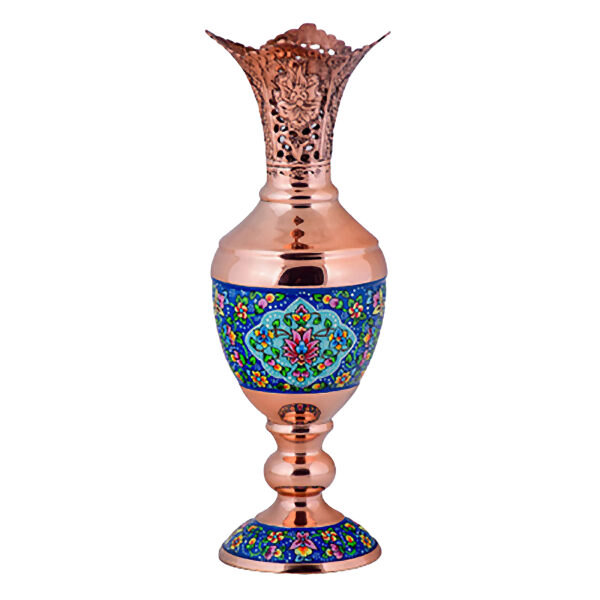 Copper Vase Model Pardaz Code S_4018 view 1