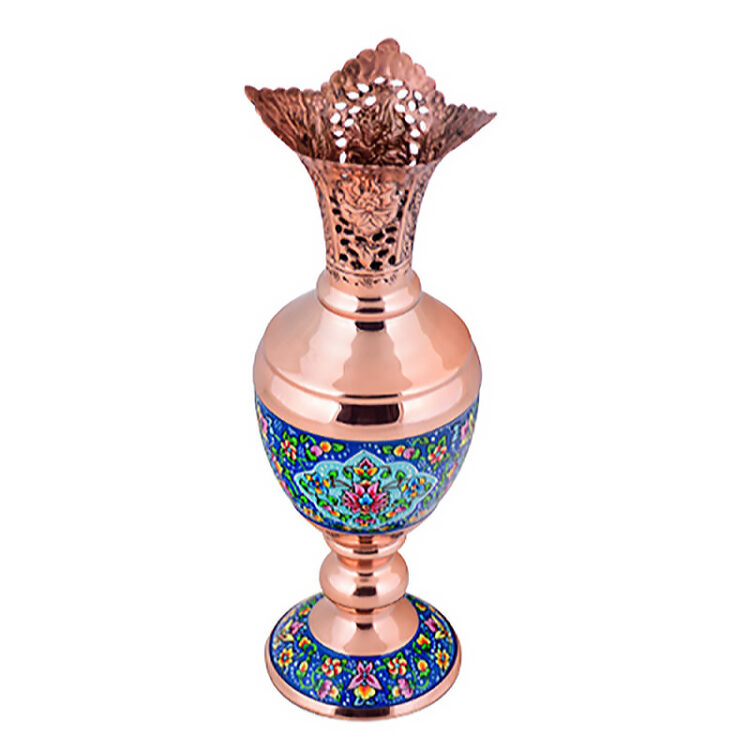 Copper Vase Model Pardaz Code S_4018 view 3