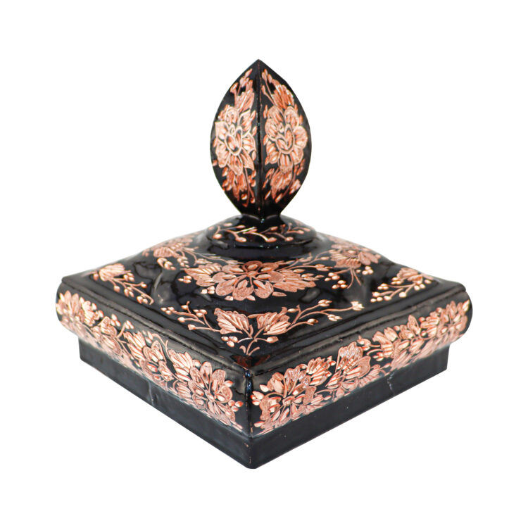 Diamond Cut Copper Chocolate Dish, Royal Design Code HQ2117 view 4