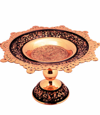 Diamond Cut Copper Confectionery Dish Code 02 view 1