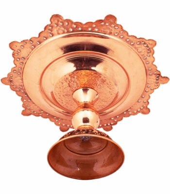 Diamond Cut Copper Confectionery Dish Code 02 view 2