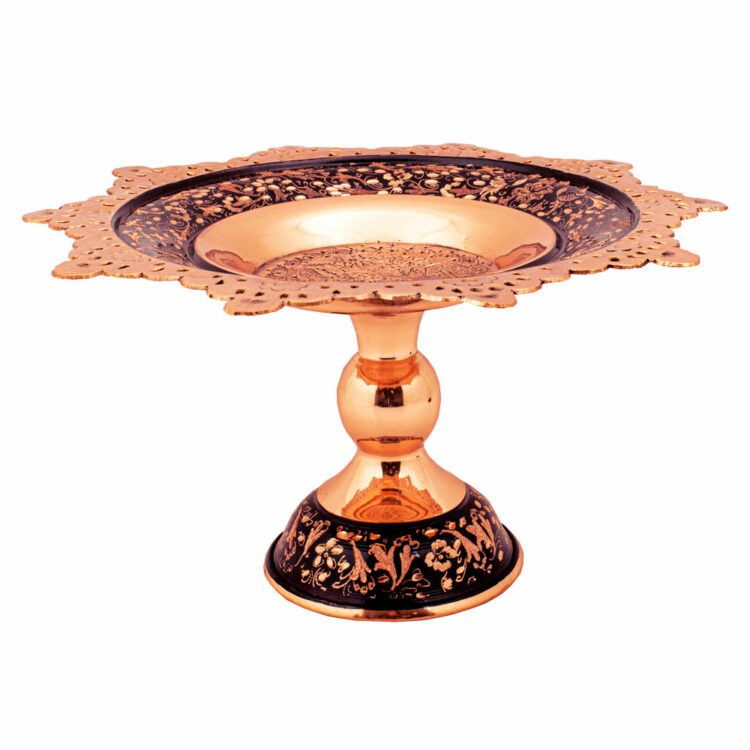 Diamond Cut Copper Confectionery Dish Code 02 view 6