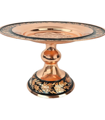 Diamond Cut Copper Confectionery Dish Code g020 view 1