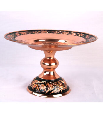 Diamond Cut Copper Confectionery Dish Code g020 view 2