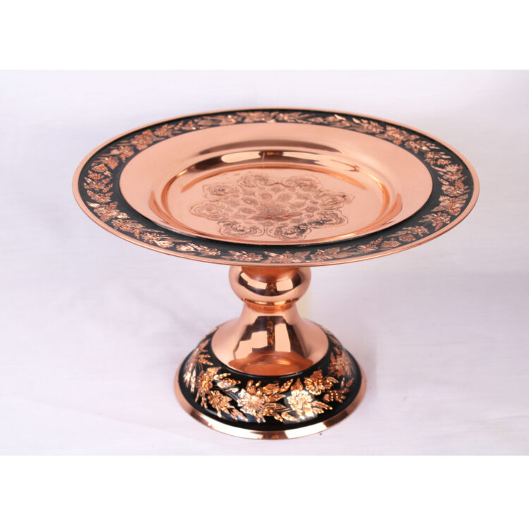 Diamond Cut Copper Confectionery Dish Code G030 view 5