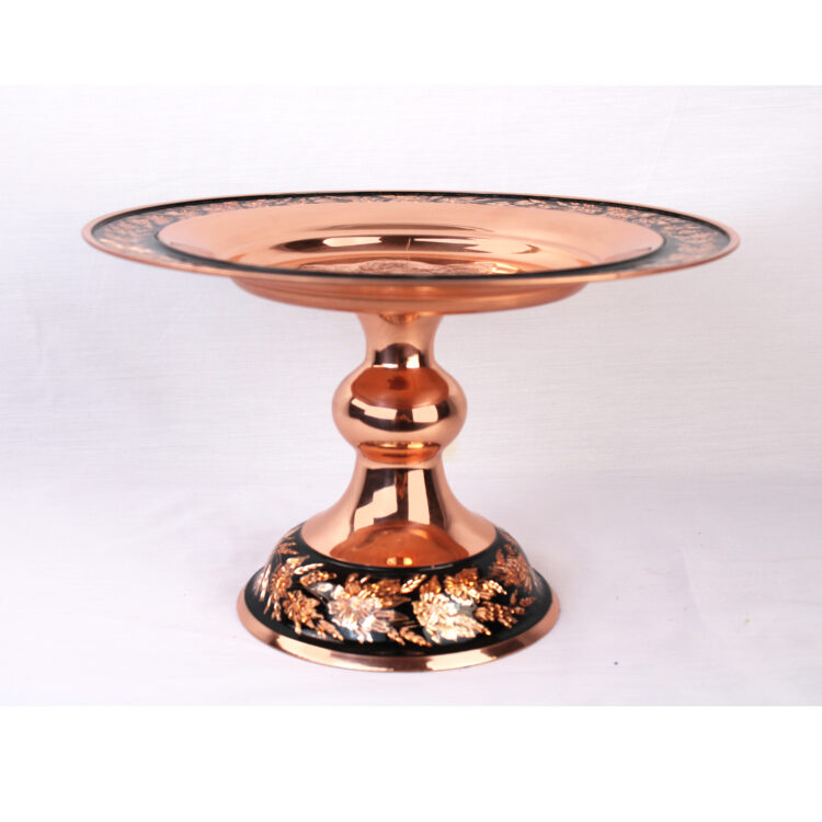 Diamond Cut Copper Confectionery Dish Code G030 view 6