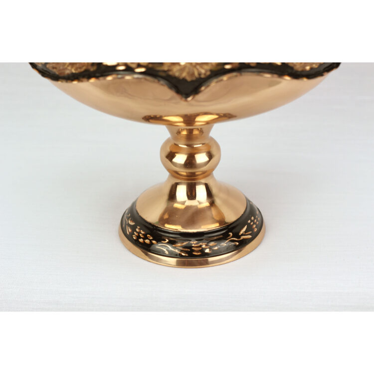 Diamond Cut Copper Kashkul Chocolate Dish Code k101 view 2