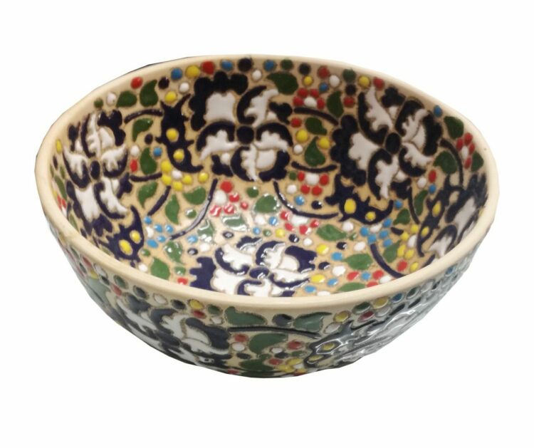 Enamel Bowl and Plate Set Code 01 view 4