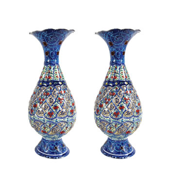 Enamel Vase Model Shirazi Code G20 Set of 2 view 1