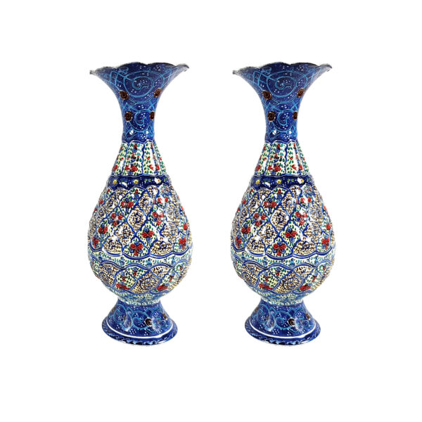 Enamel Vase Model Shirazi Code G20 Set of 2 view 1