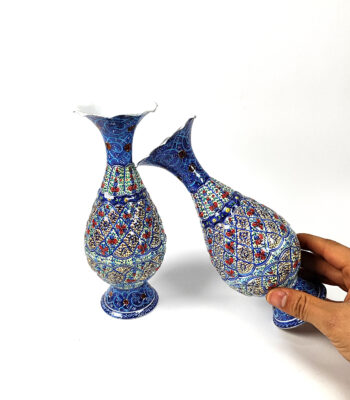 Enamel Vase Model Shirazi Code G20 Set of 2 view 2