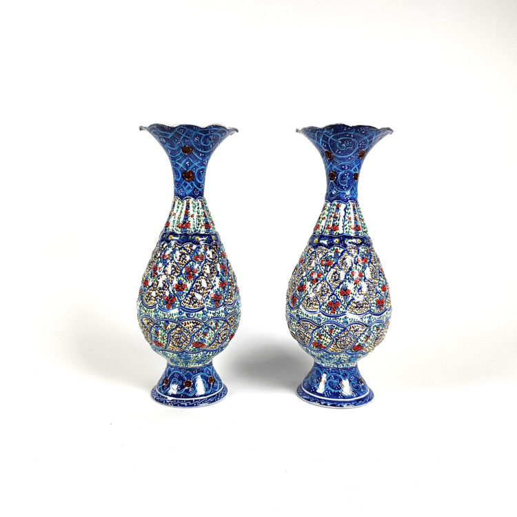 Enamel Vase Model Shirazi Code G20 Set of 2 view 7