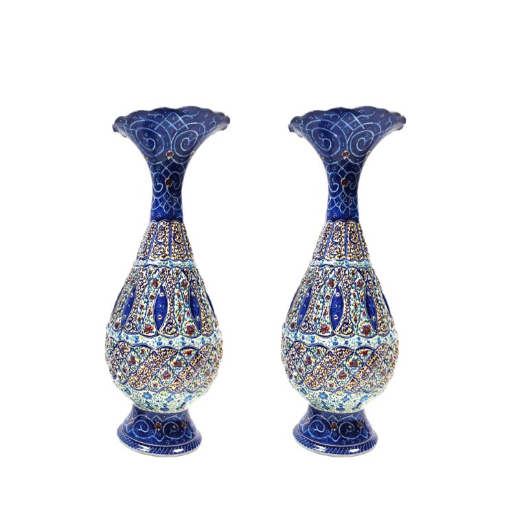 Enamel Vase Model Shirazi Code G25 Set of 2 view 1