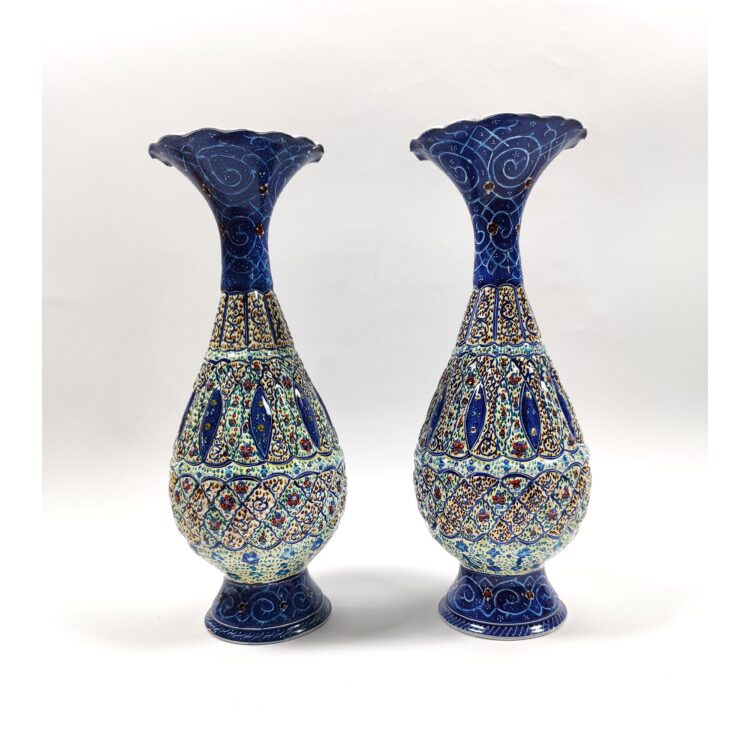 Enamel Vase Model Shirazi Code G25 Set of 2 view 4