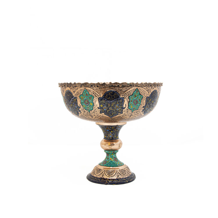 Engraved Bowl with Tazhib Design Code 6985 view 1