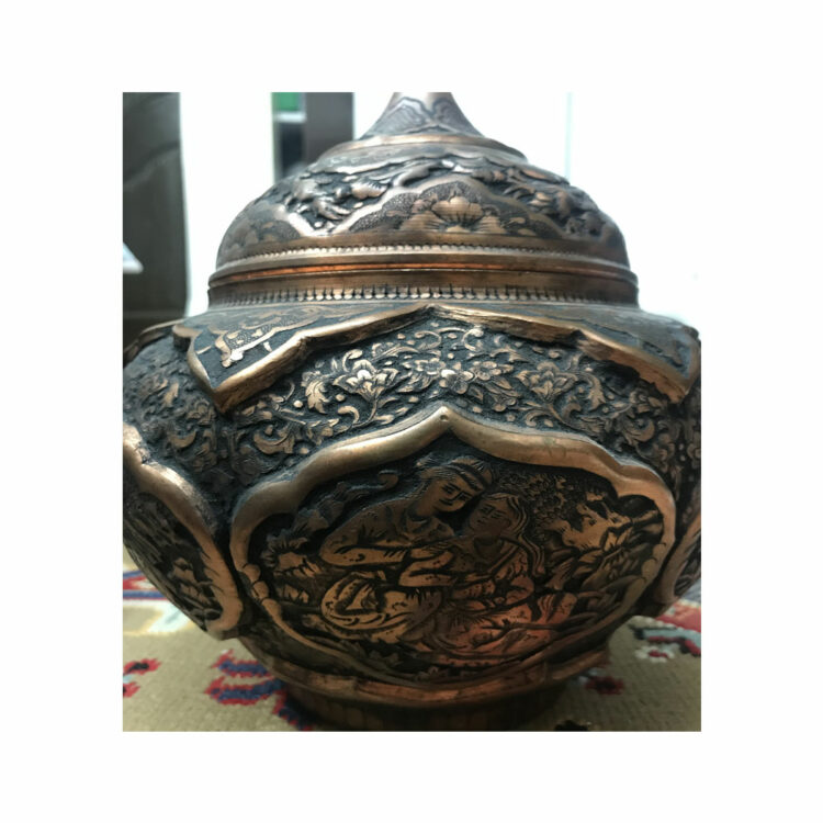 Engraved Chocolate Bowl with Laila and Majnun Design Code 1 view 7