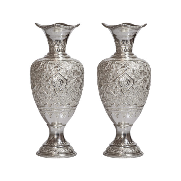 Engraved Pomegranate Design Vase Code 532, Set of 2 view 1