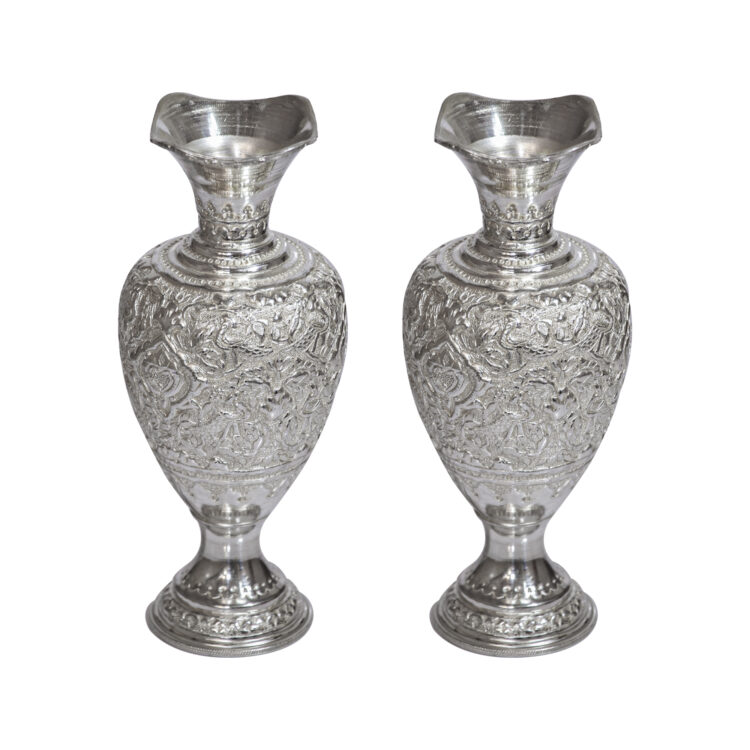 Engraved Pomegranate Design Vase Code 532, Set of 2 view 2