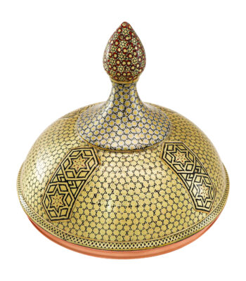 Exquisite Inlaid Sugar Bowl with Complete Inlay Design Code HQ20p15 view 2