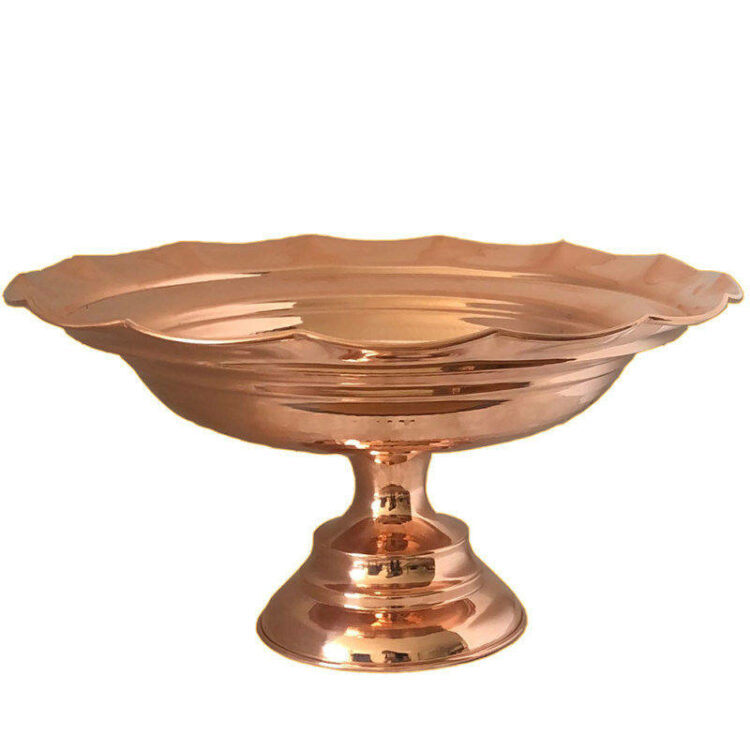 Fazli Zanjan Copper Fruit Bowl Code 03 view 1