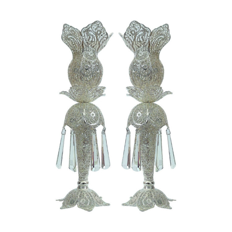 Filigree Candle Holder Model Laleh Code 02 Set of 2 view 1