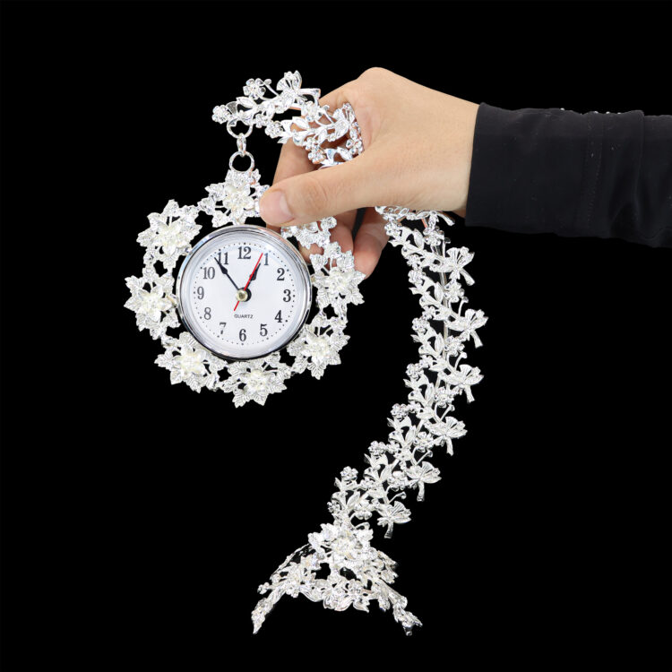 Filigree Desk Clock Code 2718 view 6