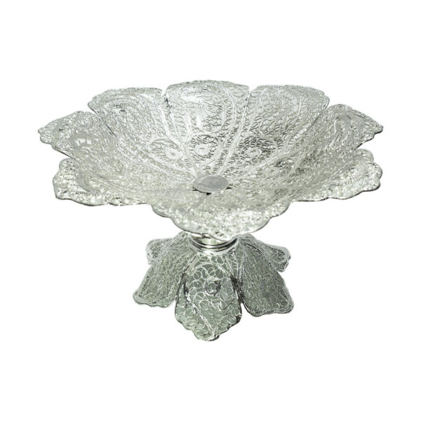 Filigree Pastry Dish Eight-Petal Flower Model Code G2 view 1