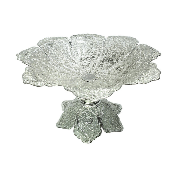 Filigree Pastry Dish Eight-Petal Flower Model Code G2 view 2