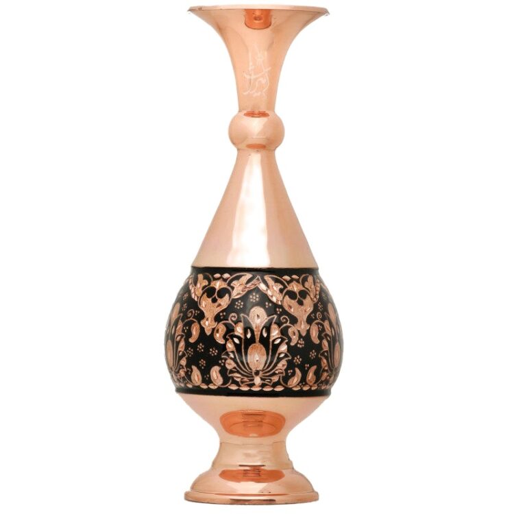 Heritage Engraved Copper Vase Model Code 011H view 1